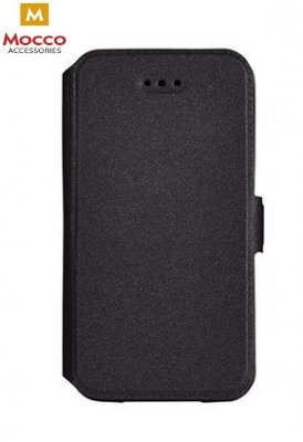 Mocco Shine Book Case For LG K8 / K9 (2018) Black