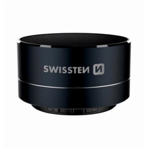 Swissten Bluetooth 4.0 Bluetooth Wireless Speaker with Micro SD / Phone Call Function / Metal case / 3W / Black