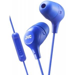 JVC HA-FX38M-A-E Marshmallow headphones with remote & microphone Blue