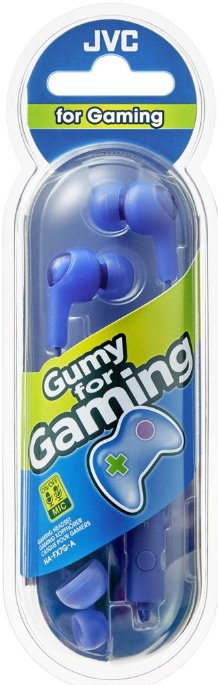 JVC HA-FX7G-A-E Gumy for Gaming Headphones with remote & microphone Blue