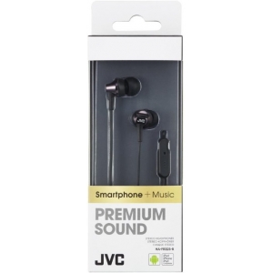 JVC HA-FR325-B-E Premium Sound Headphones with remote & microphone Black