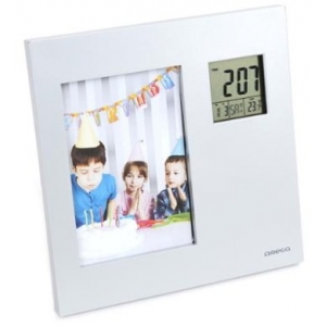Omega OWSPF01 Digital Weather Station Indoor with Photo Frame / Thermometer / Calendar / Clock / Alarm Clock / LCD
