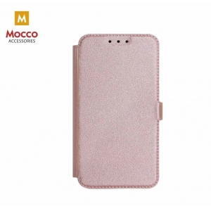 Mocco  Shine Book Case For Huawei Y7 / Y7 Prime (2018)Rose Gold