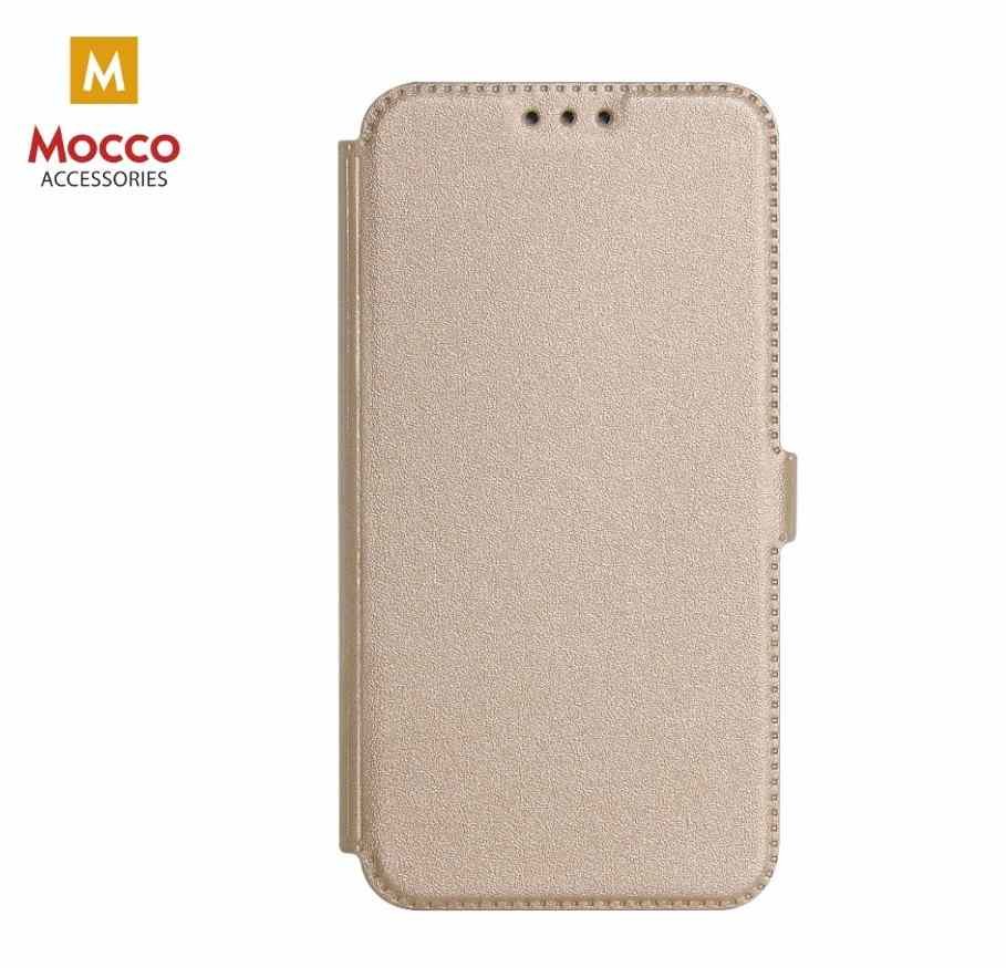 Mocco  Shine Book Case For Apple iPhone XR Gold