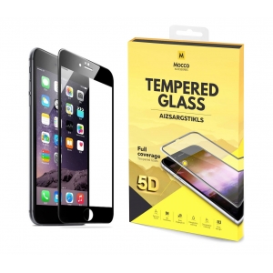 Mocco Full Glue 5D Signature Edition Tempered Glass Защитное стекло для Apple iPhone 7 / 8 Черное