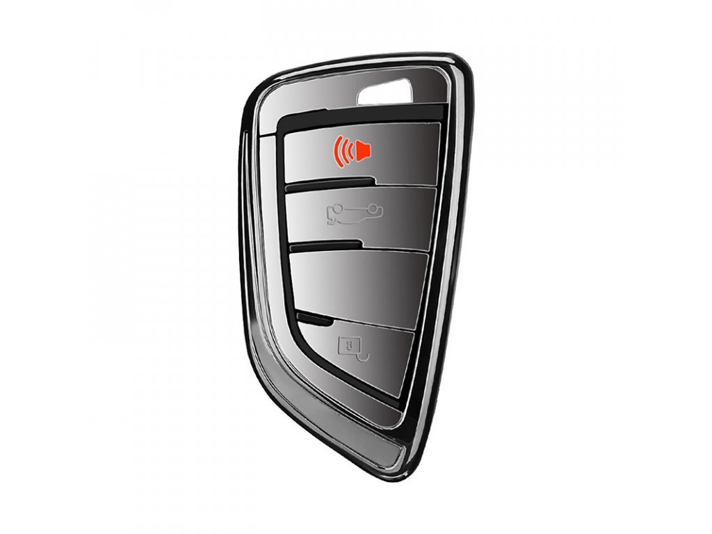 Dux Ducis Силиконовый Чехол для Автомобильных Ключей для Volkswagen Polo / Passat / Tiguan / Bora / Jetta Черный