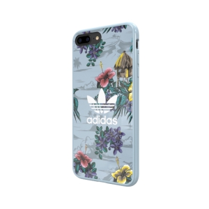 Adidas Floral Case Пластмассовый чехол для Apple iPhone X / XS Синий (EU Blister)