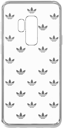 Adidas Clear Case Silicone Case for Samsung G965 Galaxy S9 Plus Silver (EU Blister)