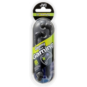 JVC HA-FX7G-B-E Gumy for Gaming Headphones with remote & microphone Black