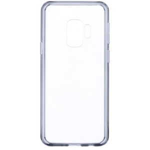 Devia Shockproof Silicone Back Case For Samsung G960 Galaxy S9 Transparent - Black