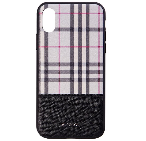 Devia Lattice Silicone Back Case For Apple iPhone X / XS Black