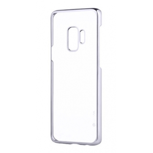 Devia Glitter Soft Силиконовый Чехол для Samsung G965 Galaxy S9 Plus Прозрачный - Серебряный