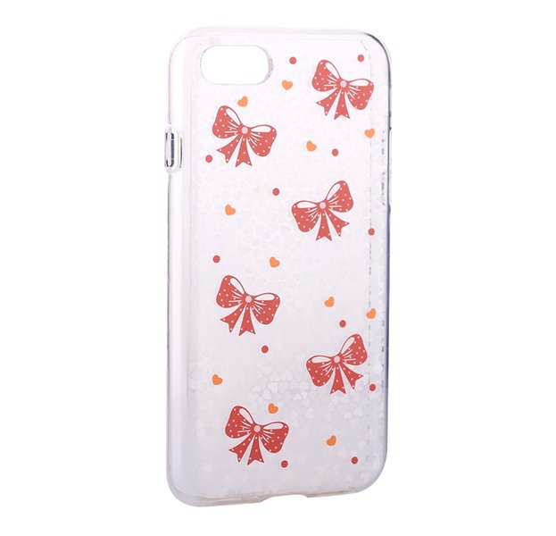 Devia Nifty Bowknot Silicone Back Case For Apple iPhone 7 / 8 Transparent