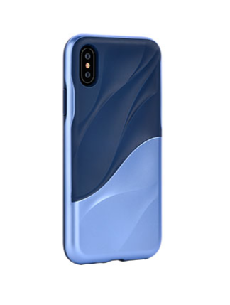 Devia Wave Silicone Back Case Apple iPhone X / XS Blue