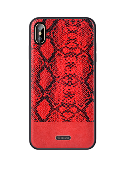 Devia Python Silicone Back Case Apple iPhone XS Max Red