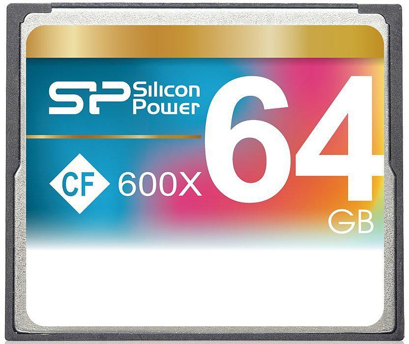 Silicon Power mälukaart CF 64GB 600x