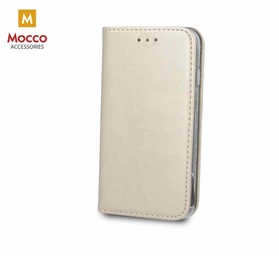 Mocco Smart Magnetic Book Case For Huawei Y5 / Y5 Prime (2018) Gold