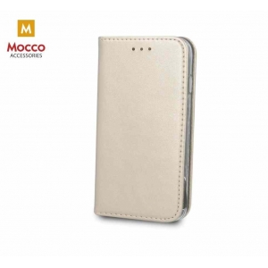 Mocco Smart Magnetic Book Case For Huawei Y5 / Y5 Prime (2018) Gold