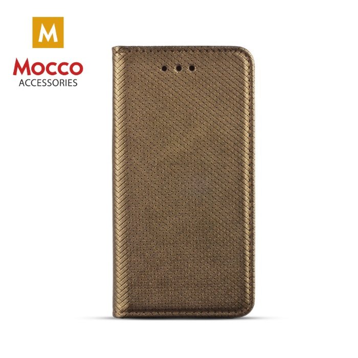 Mocco Smart Magnet Book Case For LG K10 / K11 (2018) Dark Gold