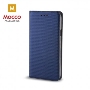 Mocco Smart Magnet Book Case For Huawei Y9 (2018) Blue