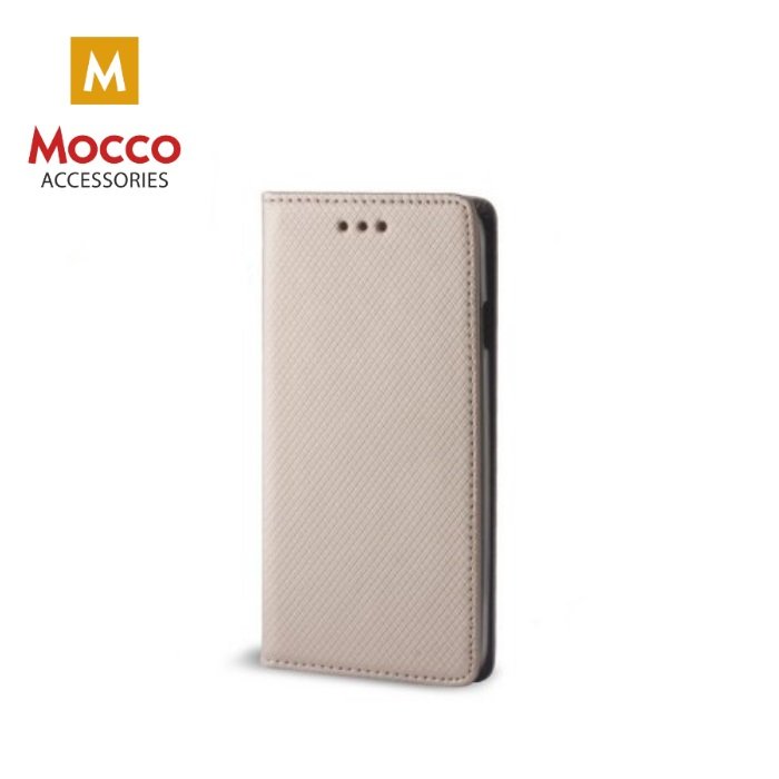 Mocco Smart Magnet Book Case For Xiaomi Redmi 3 Gold