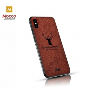 Mocco Deer Silicone Back Case for Apple iPhone XS Max Brown (EU Blister)