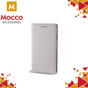 Mocco Smart Magnet Book Case For LG M320 X power 2 Silver