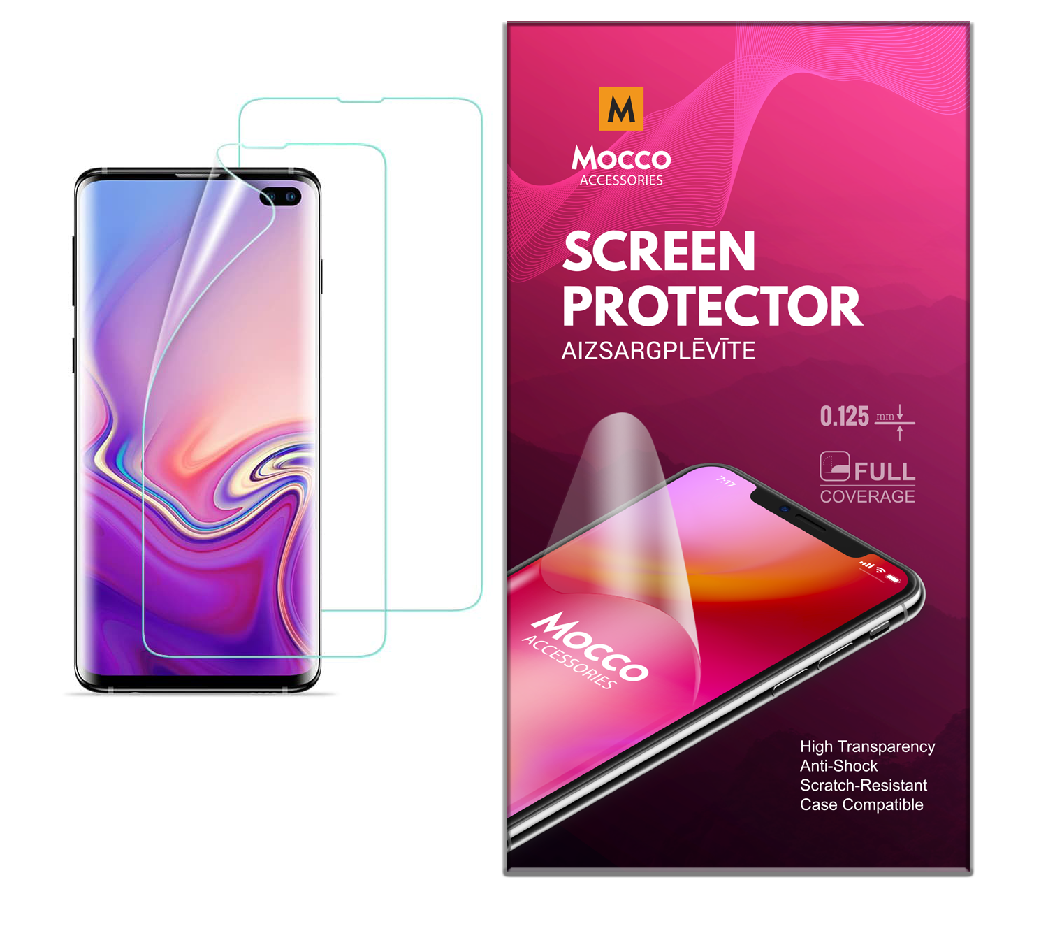 Mocco Full Coverage 0.125mm Clear Screen Protector for Xiaomi Mi Note 10 / Note 10 Pro (EU Blister)