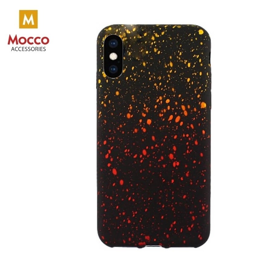 Mocco SKY Silicone Case for Apple iPhone XS / X Yellow-Orange