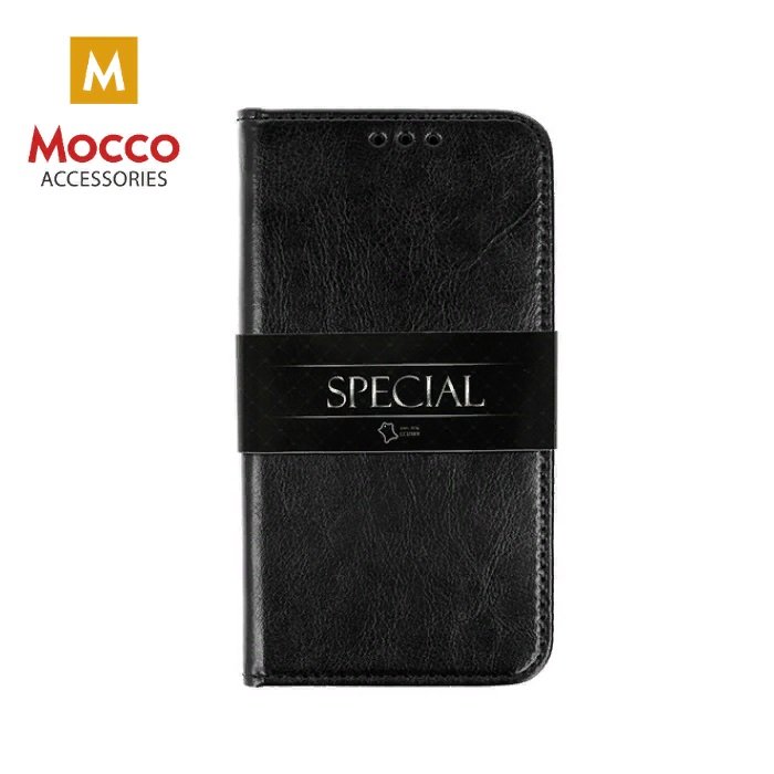 Mocco Special Leather Case Universal Book Case for LG G710 G7 Black
