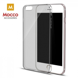 Mocco Ultra Back Case 0.3 mm Силиконовый чехол для Huawei Y5 II / Y6 II Прозрачный-черный