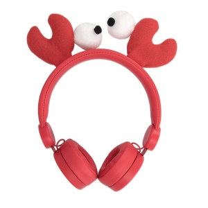 Forever AH-100 Craby Universal Headphones For Childs With Cable 1.2m / LED Animal Ears / 85dB