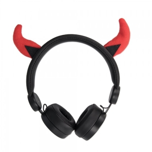 Forever AH-100 Devil Universal Headphones For Childs With Cable 1.2m / LED Animal Ears / 85dB