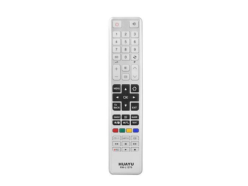 HQ LXP1278 TV remote control TOSHIBA 3D RM-L1278 Grey