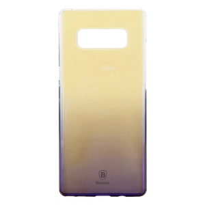 Baseus Glaze Case Прочный Силиконовый чехол для Apple iPhone X Прозрачный - Черный