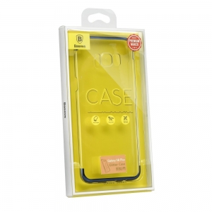 Baseus Wing Case Impact Plastic Case for Samsung G955 Galaxy S8 Plus Transparent - Blue