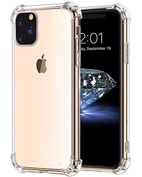 Mocco Anti Shock Case 0.5 mm Silicone Case for Apple iPhone 11 Pro Transparent