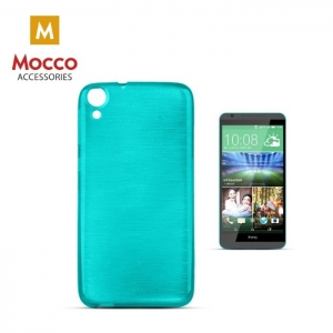 Mocco Jelly Brush Case Silicone Case for Apple iPhone 7 Plus / 8 Plus Blue