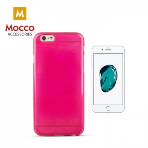 Mocco Jelly Brush Case Silicone Case for Samsung G930 Galaxy S7 Pink