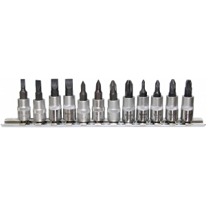 12-OS. 1 / 4" PADRUNOTSIKUTE KOMPLEKT PH / PZ / SL. SIINIL TRIUMF