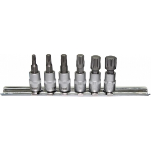 6-OS. 1 / 4" 12-TÄHIK PADRUNOTSIKUTE KOMPL. M4-M12. SIINIL TRIUMF