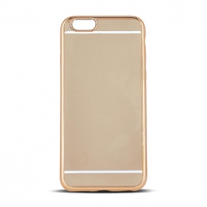 Mocco Mirror Silicone Back Case With Mirror For Samsung G920 Galaxy S6 Gold