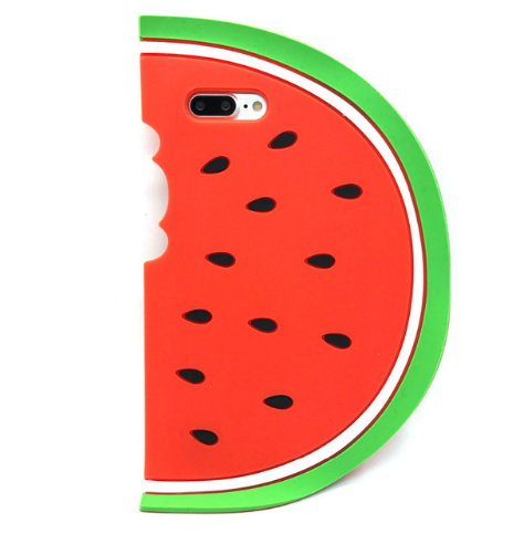 Mocco 3D Silikone Back Case For Mobile Phone Water-Melon Apple iPhone 7 Plus / 8 Plus