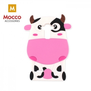 Mocco 3D Cow Silikone Back Case For Mobile Phone iPhone 6 / 6S Pink