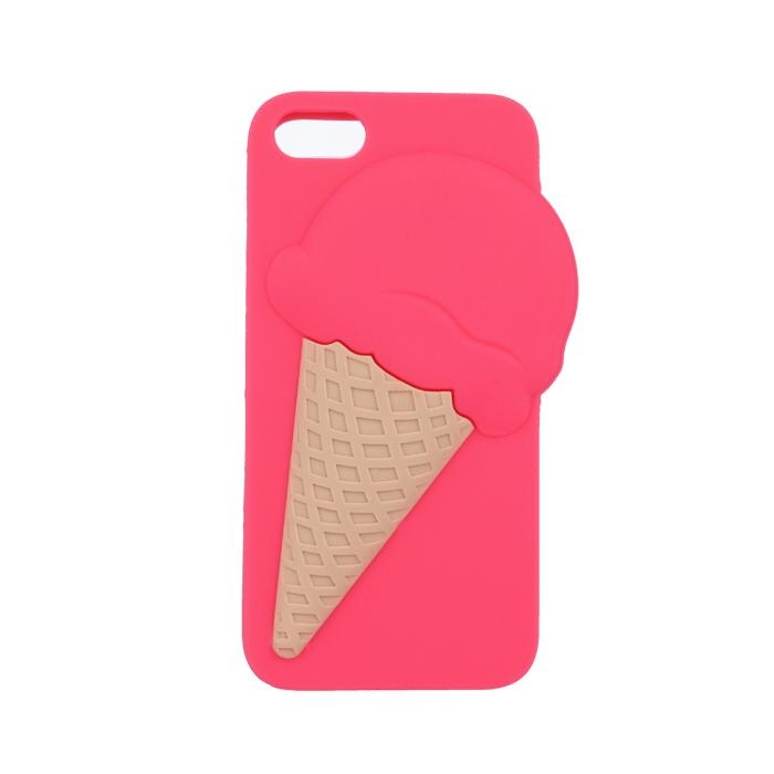 Mocco 3D Silikone Back Case For Mobile Phone Ice cream Samsung A310 Galaxy A3 2016 Red