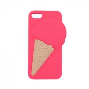 Mocco 3D Silikone Back Case For Mobile Phone Ice cream Samsung A310 Galaxy A3 2016 Red