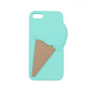 Mocco 3D Silikone Back Case For Mobile Phone Ice cream Samsung A310 Galaxy A3 2016 Green