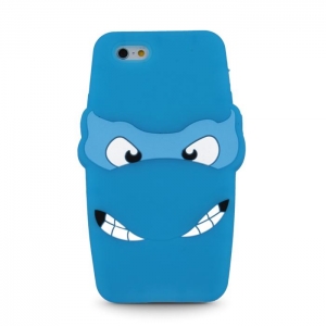 Mocco 3D Silikone Back Case For Mobile Phone Ninja Turtle Samsung A300 Galaxy A3 Blue