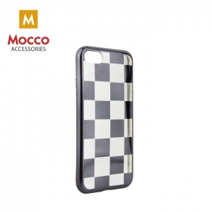 Mocco ElectroPlate Chess Silicone Case for Samsung A320 Galaxy A3 (2017) Black