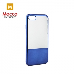 Mocco ElectroPlate Half Silicone Case for Samsung A320 Galaxy A3 (2017) Blue